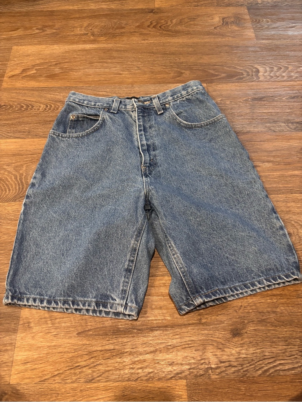 Vintage 90s Faded Glory Jean Shorts 30 9” Jorts Original Fit Made USA Denim